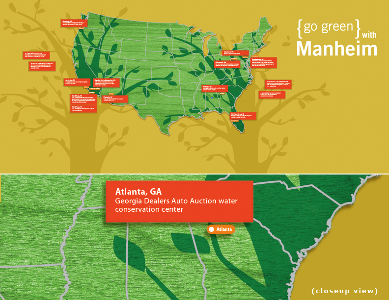 Manheim Drive Rearview Advertising Design Interactive Atlanta San