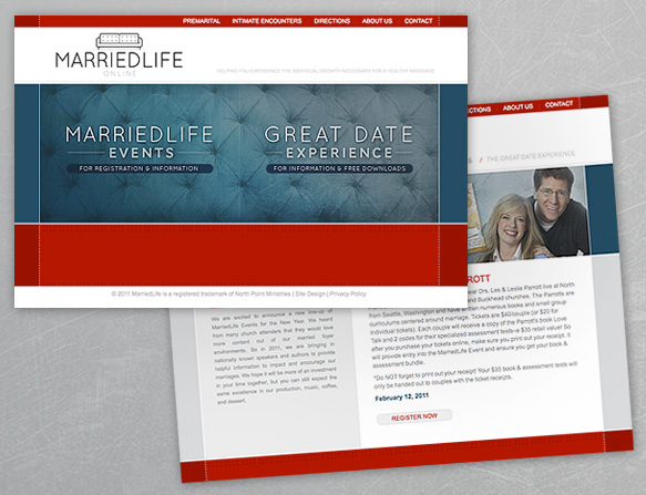 MarriedLife Online website screen shot