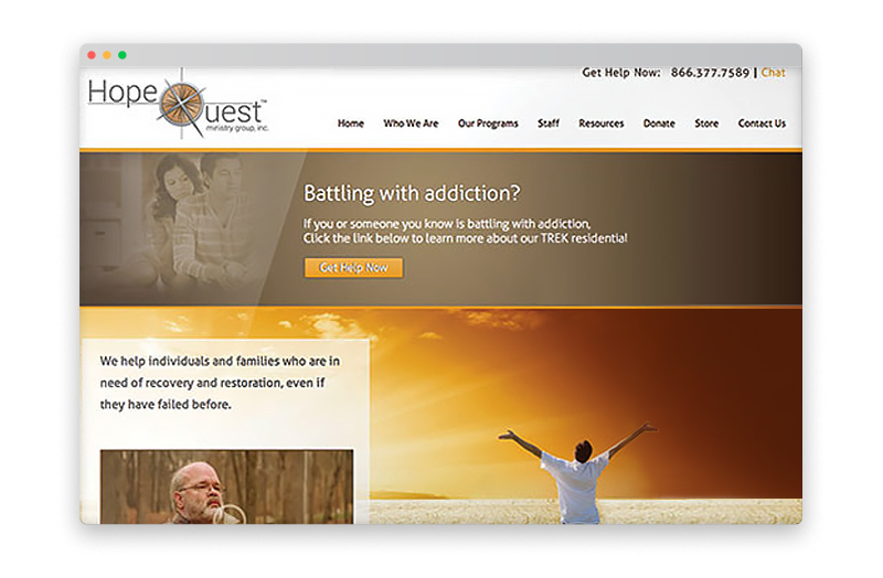 HopeQuest Ministry Group Website