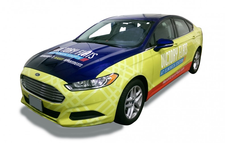 Victory Flats Car Wrap