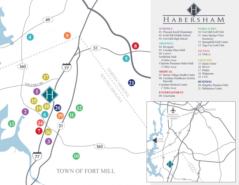 Habersham Community Map