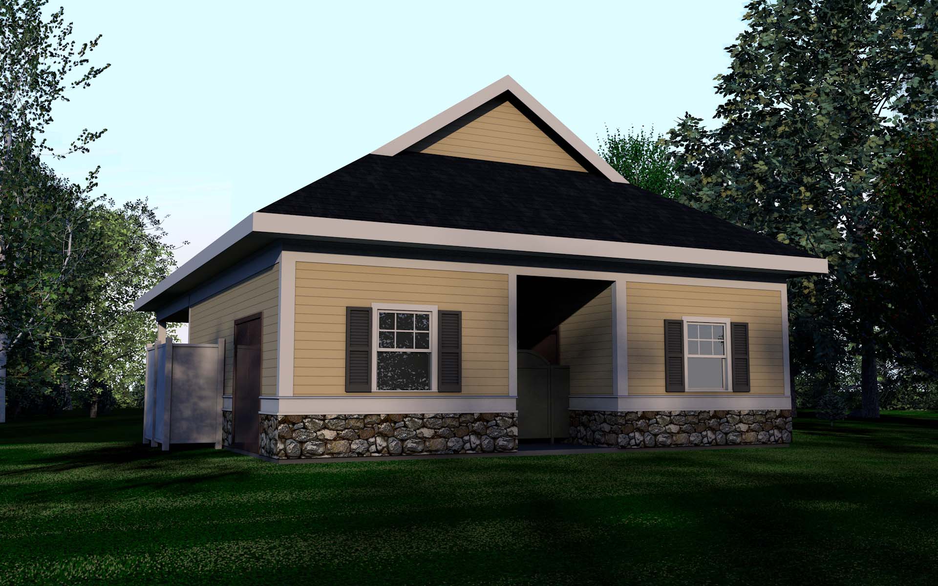 Meritage Homes Clubhouse Rendering
