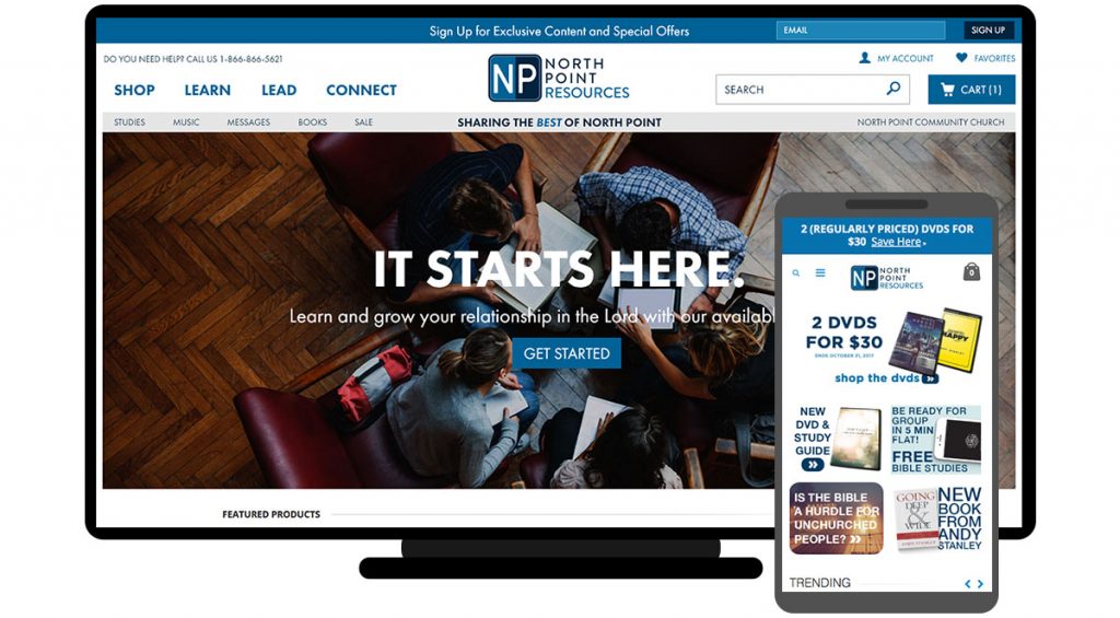 North Point client spotlight - NP Resources desktop and mobile online store