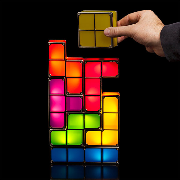 This Tetris lamp is a great gift for graphic designers