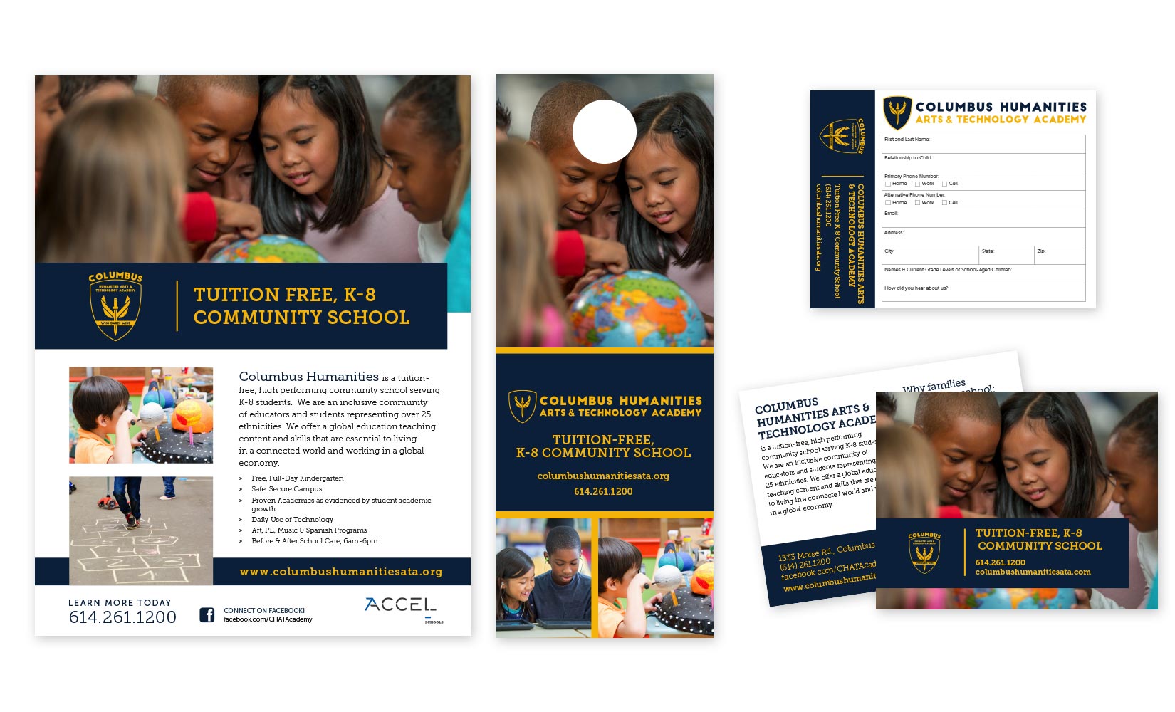 Cohesive Marketing Collateral Design for Accel Schools