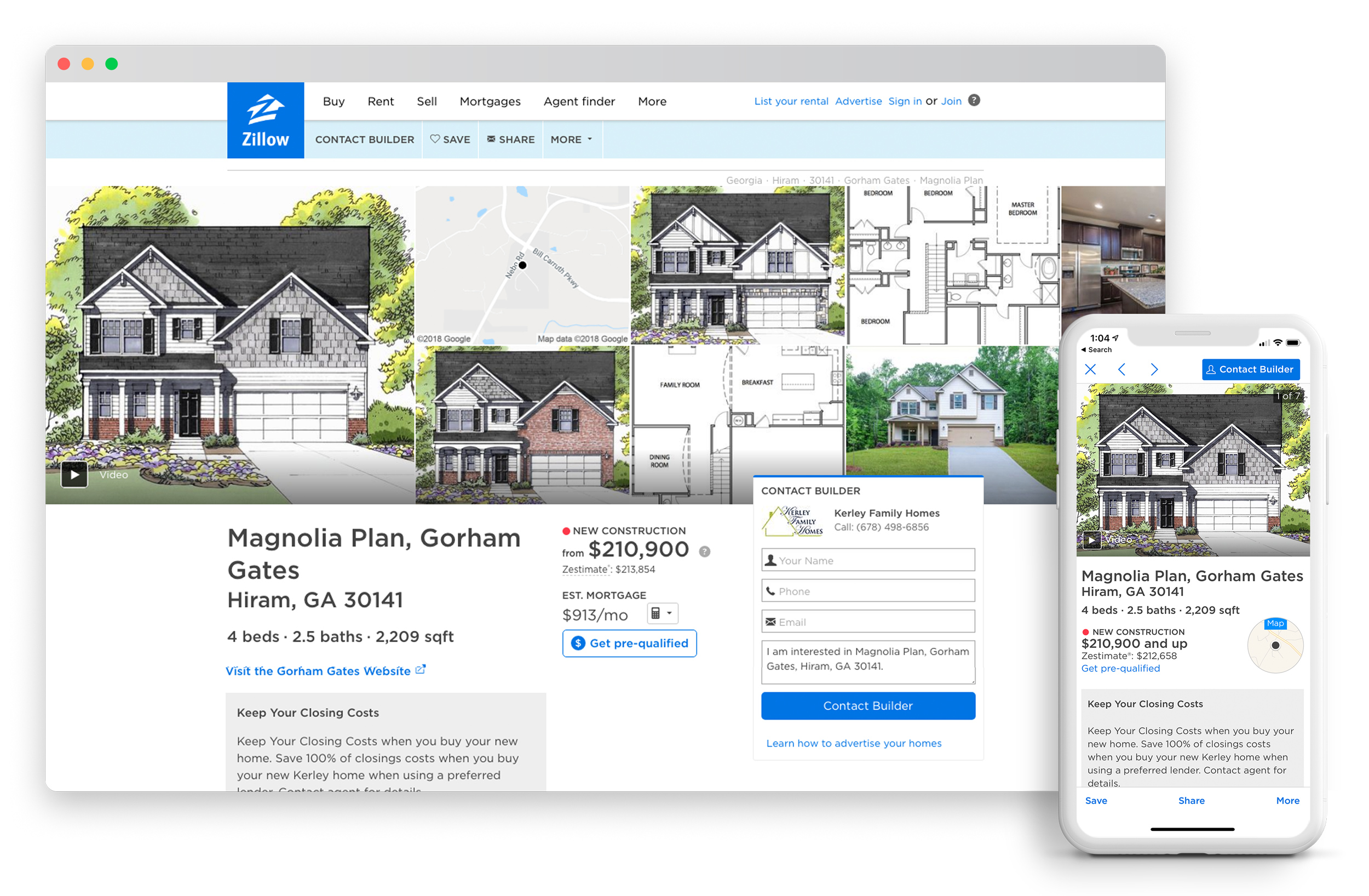 Zillow New Home Feed