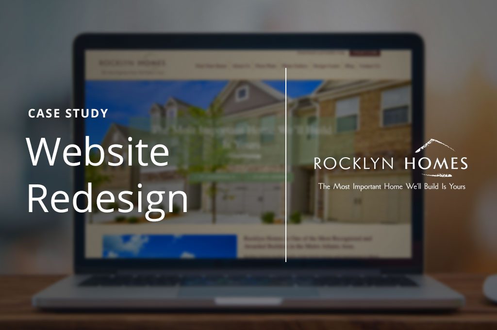 Case study for Rocklyn Homes' new lead-generating website