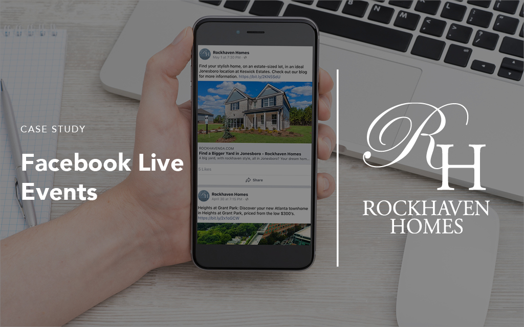 Facebook live events for Rockhaven Homes