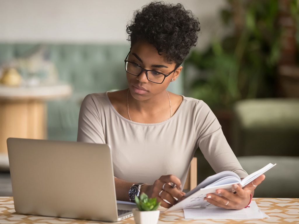 woman preparing for changes to ads