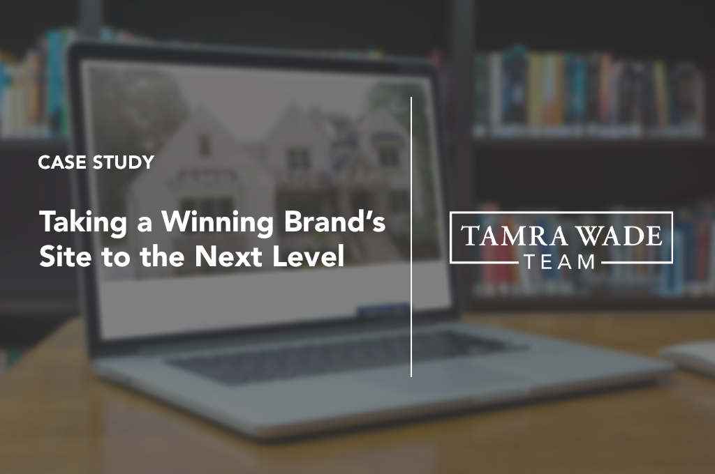 taking a winning brand's real estate website to the next level - Rearview Advertising - Tamra Wade