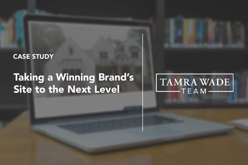taking a winning brand's real estate website to the next level - Rearview Advertising - Tamra Wade