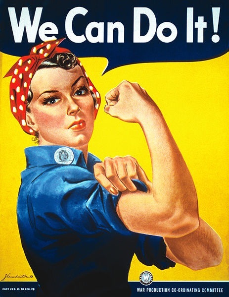 Rosie the Riveter Ad ©NormanRockwell