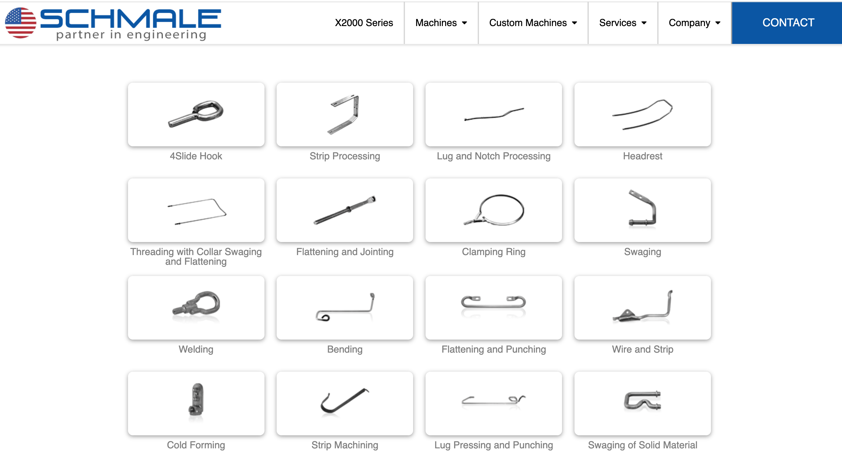 Schmale Machinery Website Redesign by Rearview Advertising