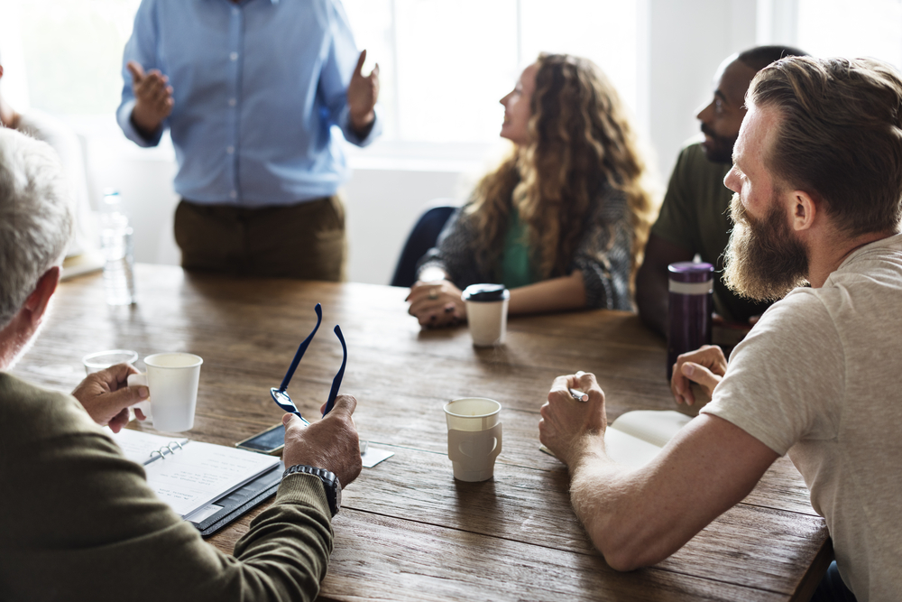 Company-wide goals meeting 2024 ©Rawpixel.com